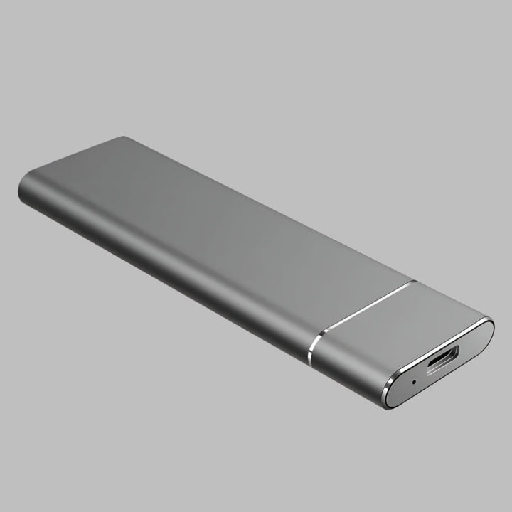 Snabb extern SSD för säker dataöverföring och säkerhetskopiering. Portabelt minne för digitala filer.