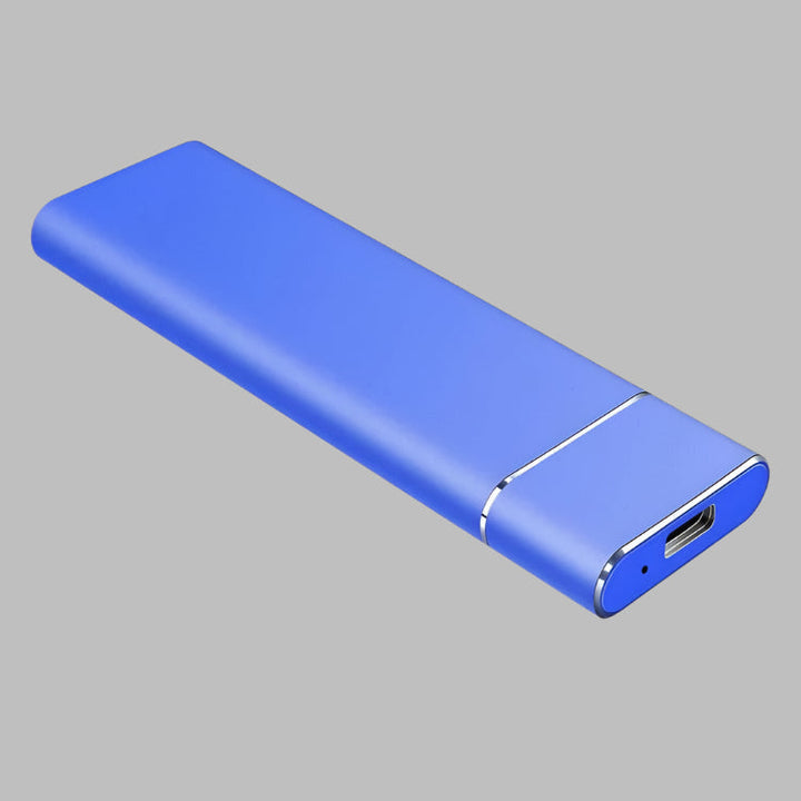 Elegant kompakt SSD-enhet med USB 3.0 för universell användning. Perfekt för laptop, Mac, PC.