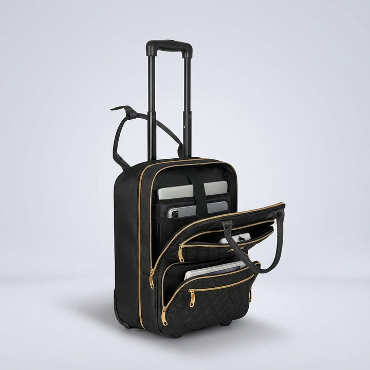 Kompakt resväska med smart laptopfack, designad för att passa under sätet. Optimal organisering av ditt bagage.