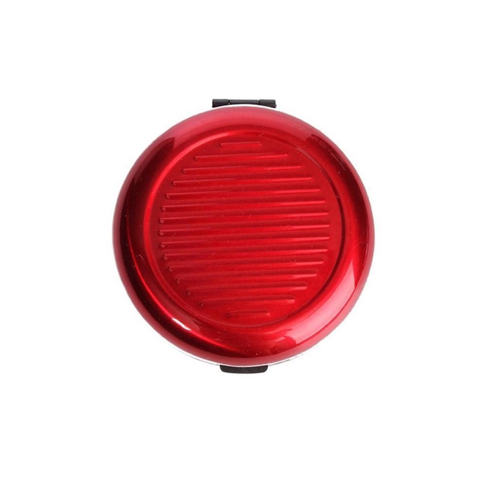 "Kompakt myntdispenser i aluminium, rund form, hållbar och lätt, för smidig myntorganisation, elegant och mångfärgad."