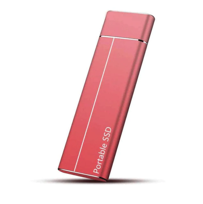 Effektiv extern hårddisk (SSD) för utökad lagring. Säker backup av viktiga filer och foton, portabel design.