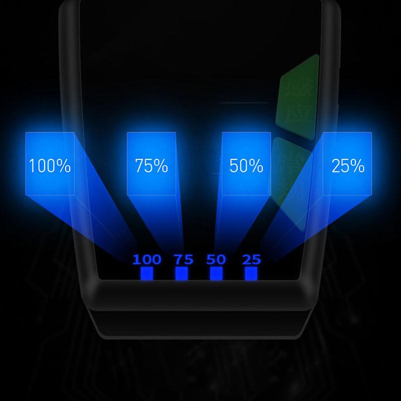 "Kompakt svart klämm-på LED-hattlampa med geststyrd teknik, justerbar vinkel och USB-laddning för handsfree belysning."