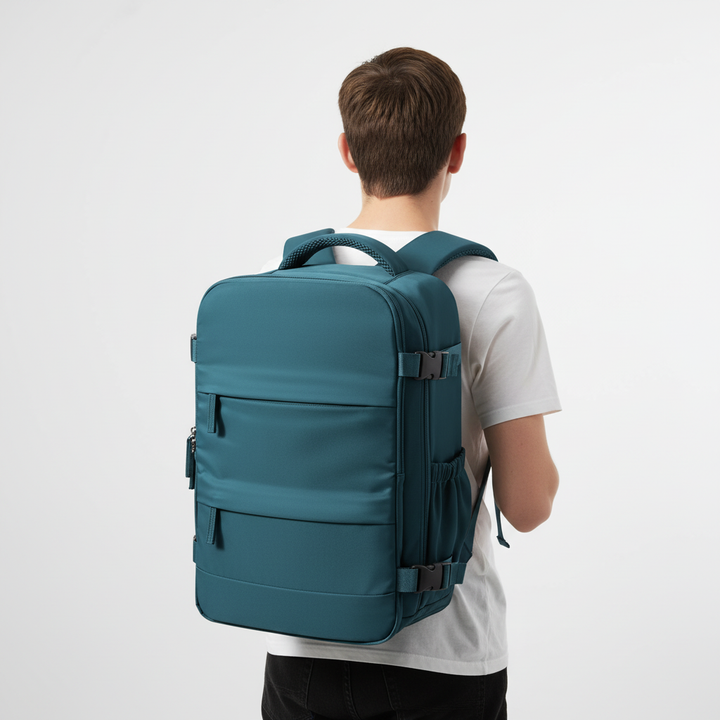 Kompakt reseryggsäck CabinMate, unisex. Optimerad kabinryggsäck med laptopfack för smart och organiserad resa.