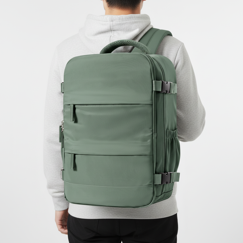 Unisex laptopryggsäck CabinMate. Kompakt & organiserad dagsryggsäck, perfekt som kabinryggsäck för teknik.