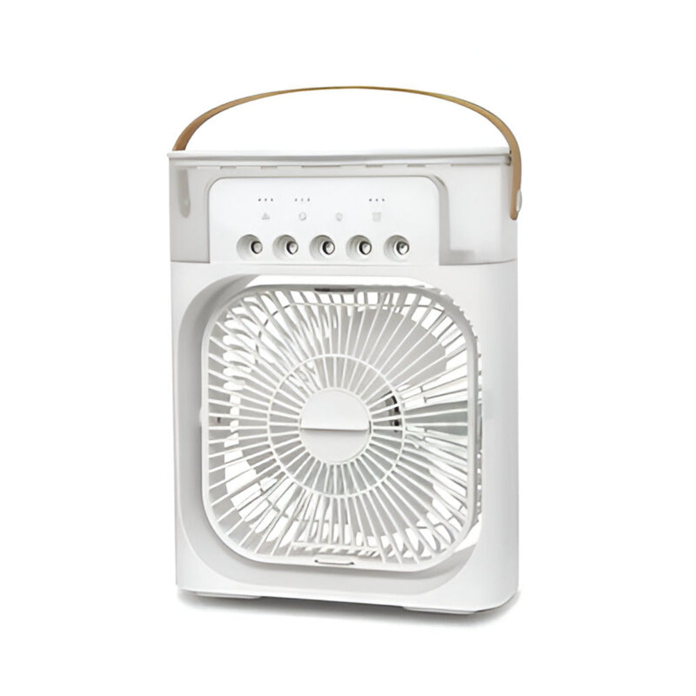 Energisnål USB-luftkylare som är enkel att flytta. Perfekt sommarfläkt för personlig kylning, hemma/kontor.