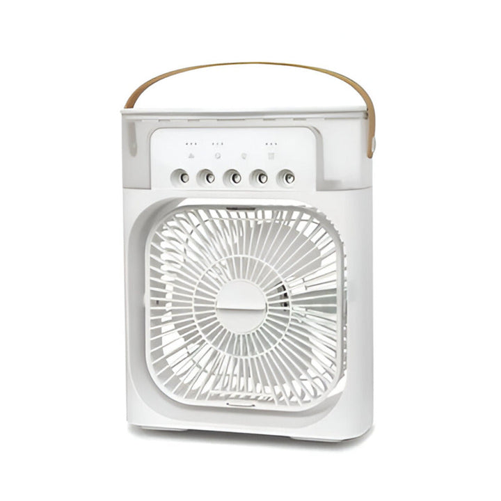 Energisnål USB-luftkylare som är enkel att flytta. Perfekt sommarfläkt för personlig kylning, hemma/kontor.