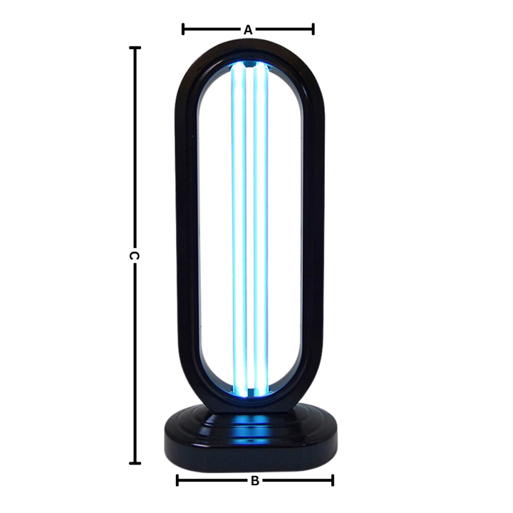 Liten UV-desinfektionslampa med USB-laddning, perfekt för hygien on-the-go och enkel förvaring.