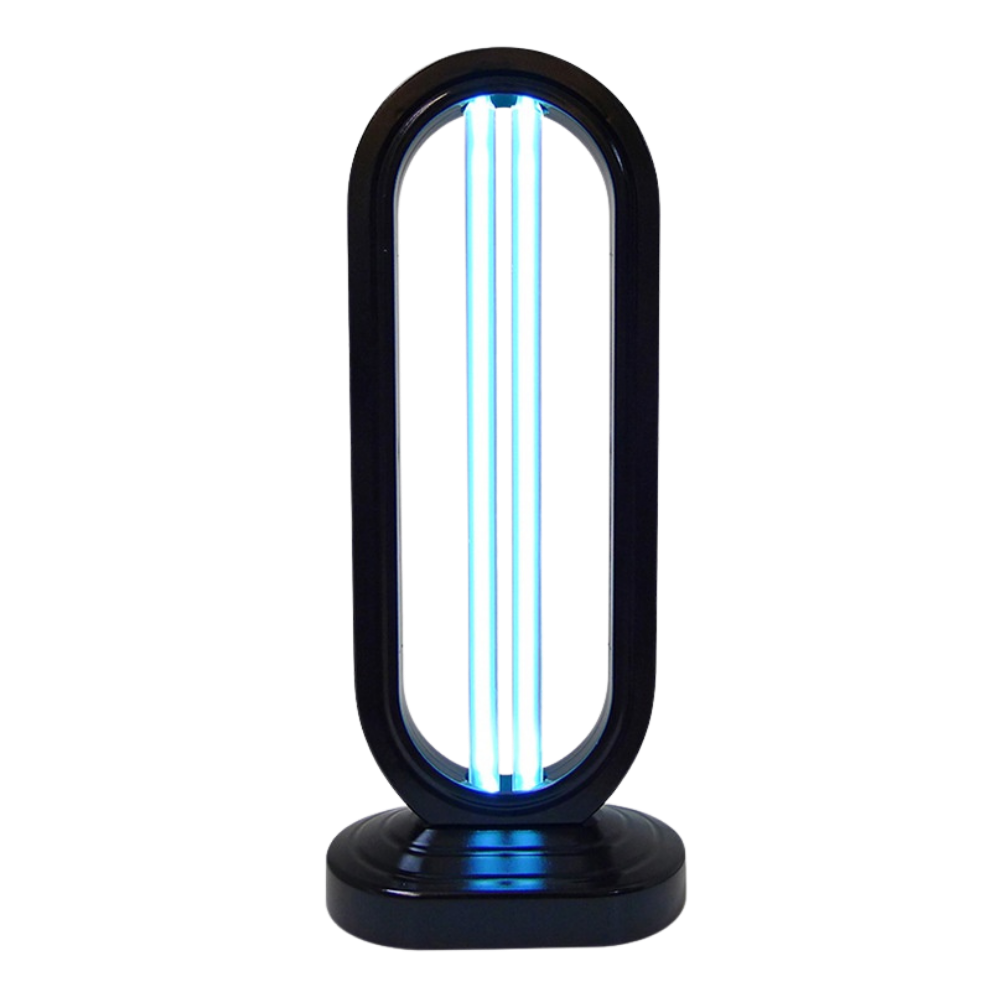 UV-C desinfektionslampa som skyddar mot sjukdomar, en del av din hemsanering för optimal hygien.