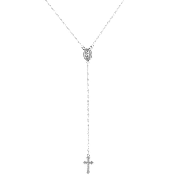 "Korshängsmycke halsband, tidlös elegans i guld, roseguld, silver, bärbart för män och kvinnor, 42+10+2 cm lång."