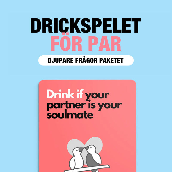 "Kortspel Dizzy Date för par, 100 humoristiska kort, uppställda i stapel. Perfekt för rolig dejtkväll."