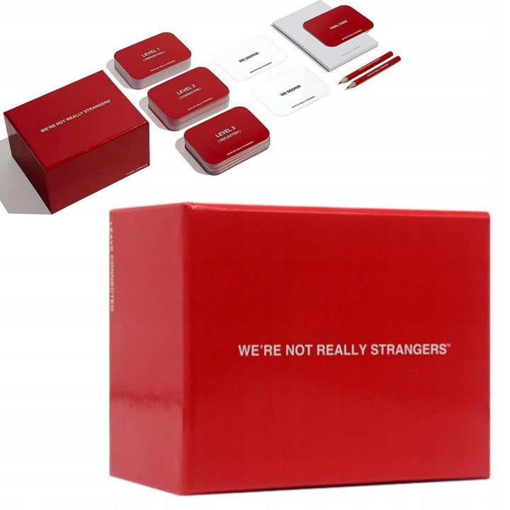 Kortspel för par som stärker känslomässig kärlek och fördjupar relationen. Romantisk gåva för gemenskap.