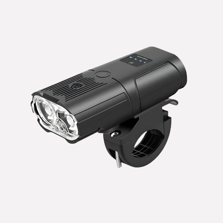 Kraftfull LED-framcykellampa för optimal sikt vid kvällscykling och pendling. Förbättrar säkerheten.