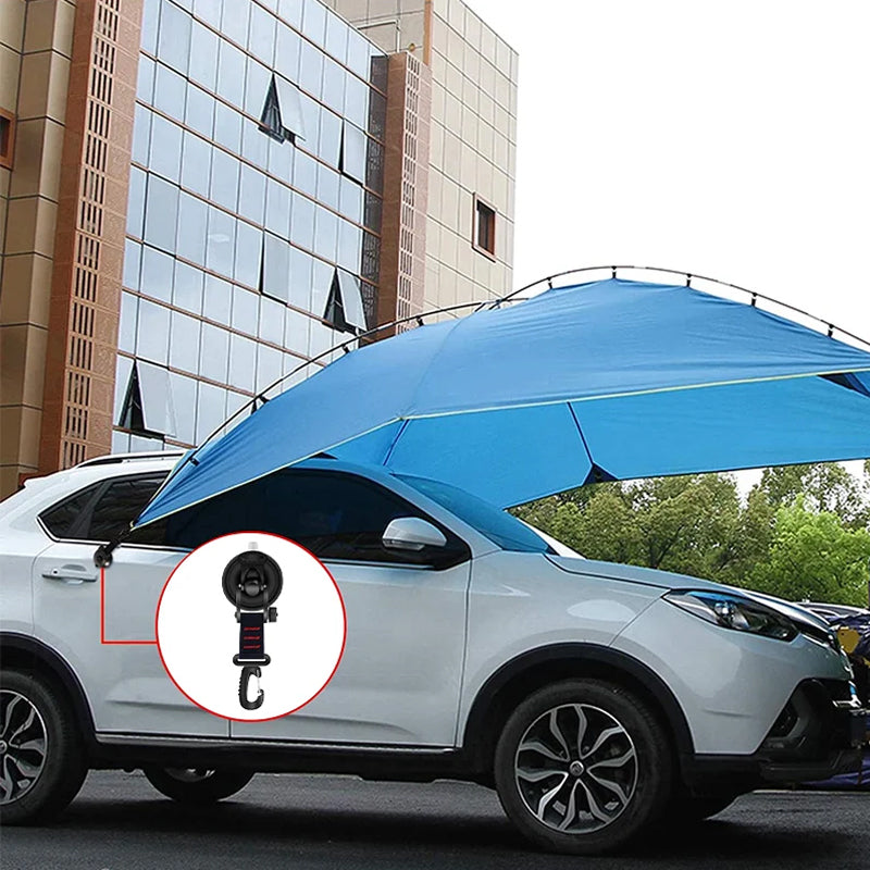 "Kraftig svart vakuumsugkopp med krok för utomhusbruk, perfekt för hänga handdukar, verktyg; kapacitet 10 kg."