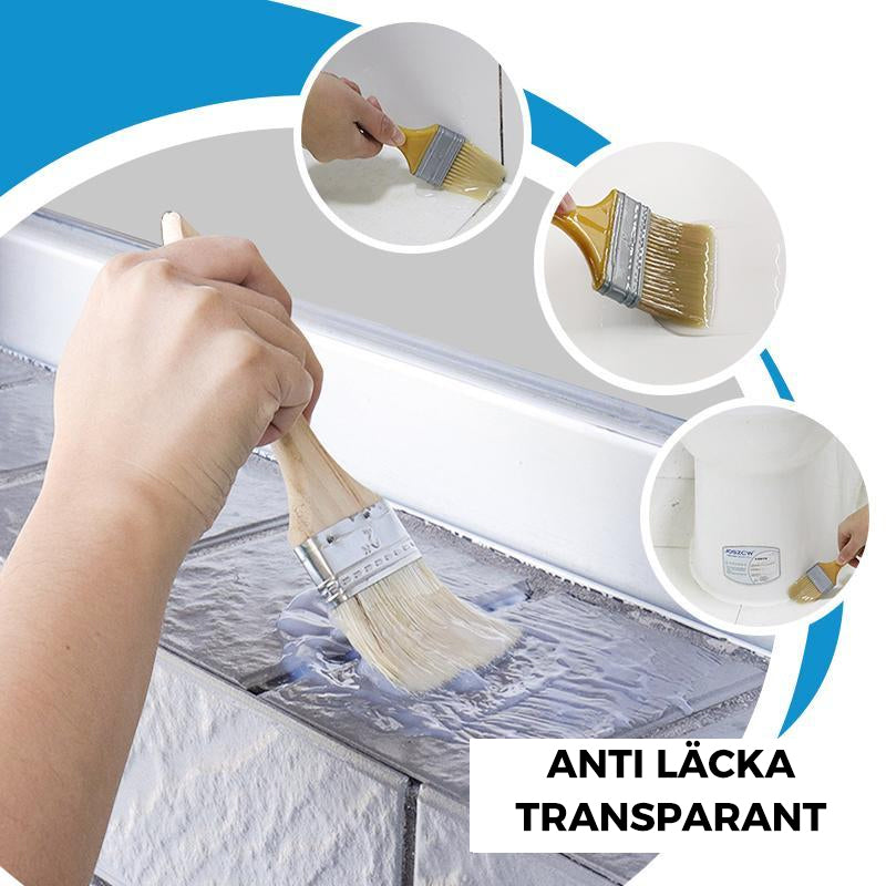 "Kraftig vit förseglingspasta i burk och tub för vattentäta reparationer i trädgård & DIY-projekt, skapar flexibel barriär."