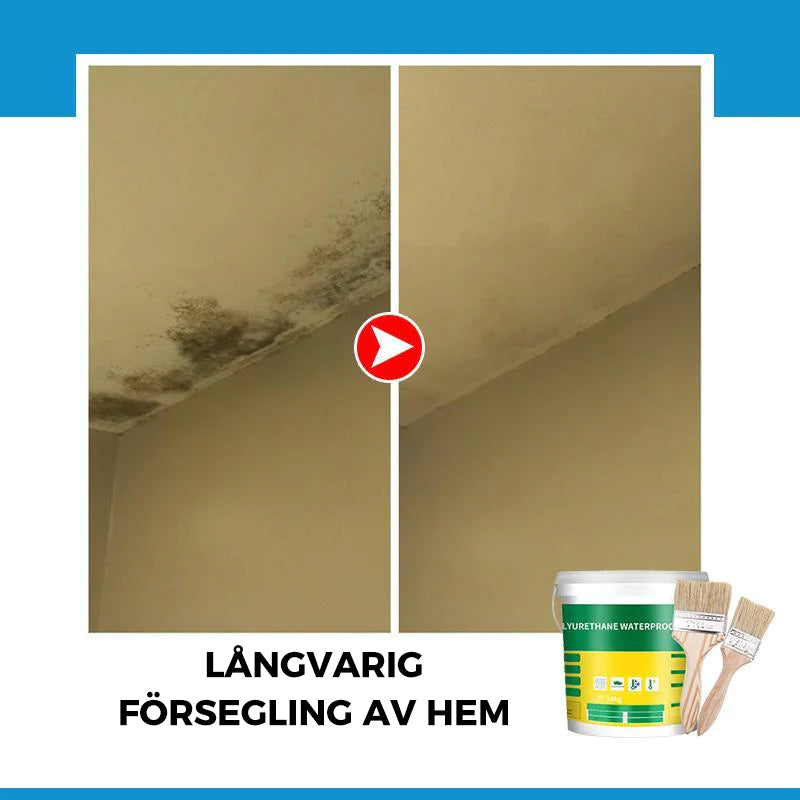 "Kraftig vit förseglingspasta i burk och tub för vattentäta reparationer i trädgård & DIY-projekt, skapar flexibel barriär."
