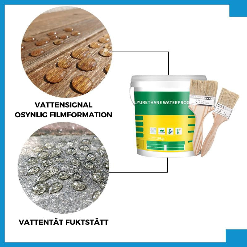 "Kraftig vit förseglingspasta i burk och tub för vattentäta reparationer i trädgård & DIY-projekt, skapar flexibel barriär."