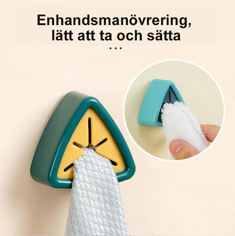 "Kreativ silikon handduksförvaringsplugg för badrum och kök i mjukt silikon med säkerhetskrok och kompakt design."
