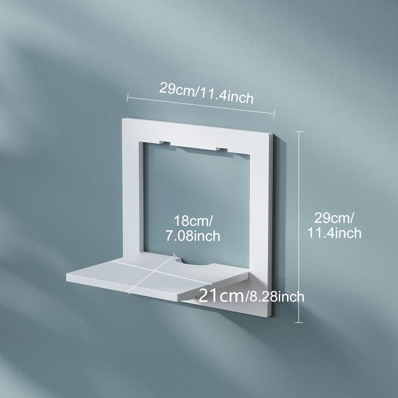 "Kreativ vit vägghylla i minimalistisk design för stilren dekoration i hemmet. Passar alla rum och inredningsstilar."