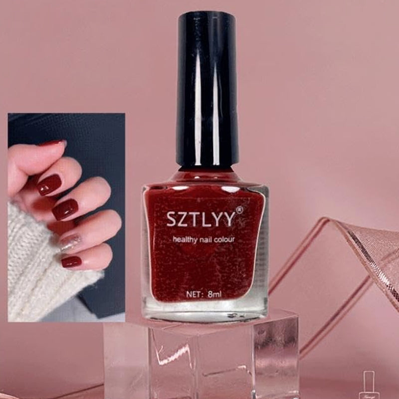 Kristallklart Ice Clear nagellack, glänsande finish, genomskinlig flaska, ger naturligt lysande naglar och skyddande barriär.