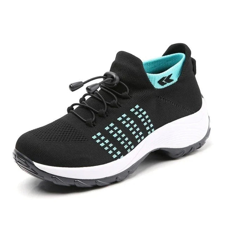 Grå fritidssneakers för kvinnor, andningsbara och lätta, utmärkta för att stå länge.