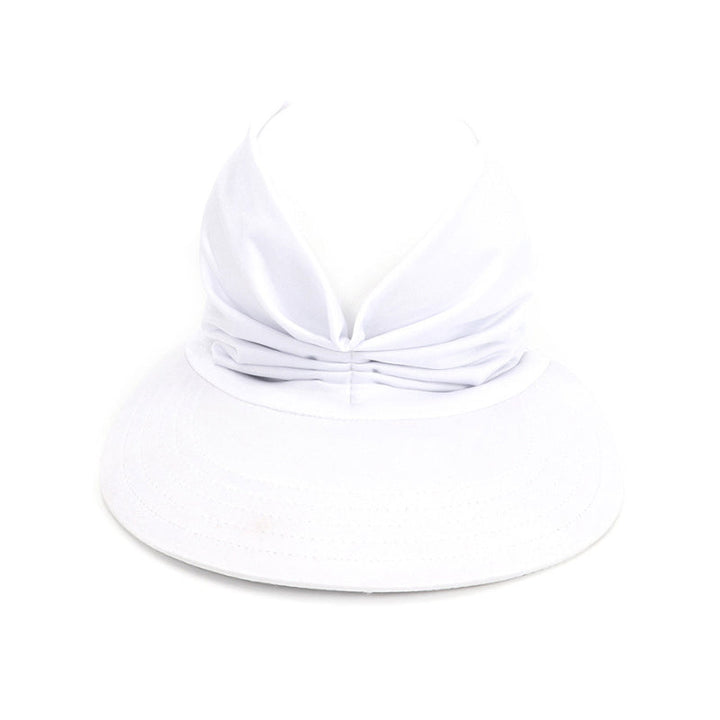 "Kvinnors elegant solhatt med brett brätte, justerbar passform, perfekt för solskydd på stranden eller i parken."