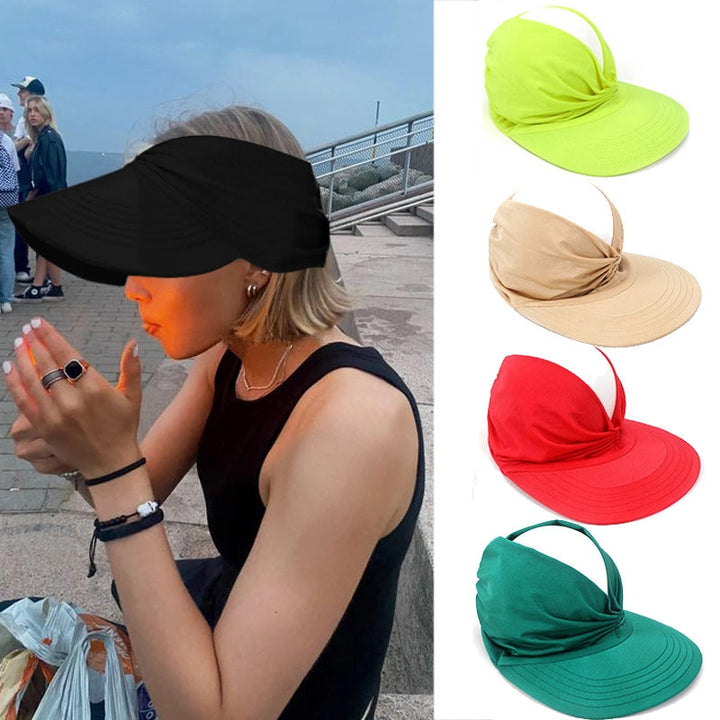 "Kvinnors elegant solhatt med brett brätte, justerbar passform, perfekt för solskydd på stranden eller i parken."
