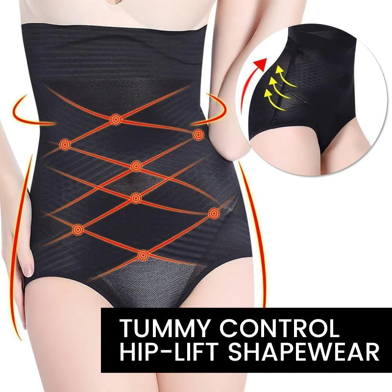 "Kvinnors magkontroll höftlyft formdräkt shapewear, beige med hög midja, designad för att lyfta höfter och forma kurvor."
