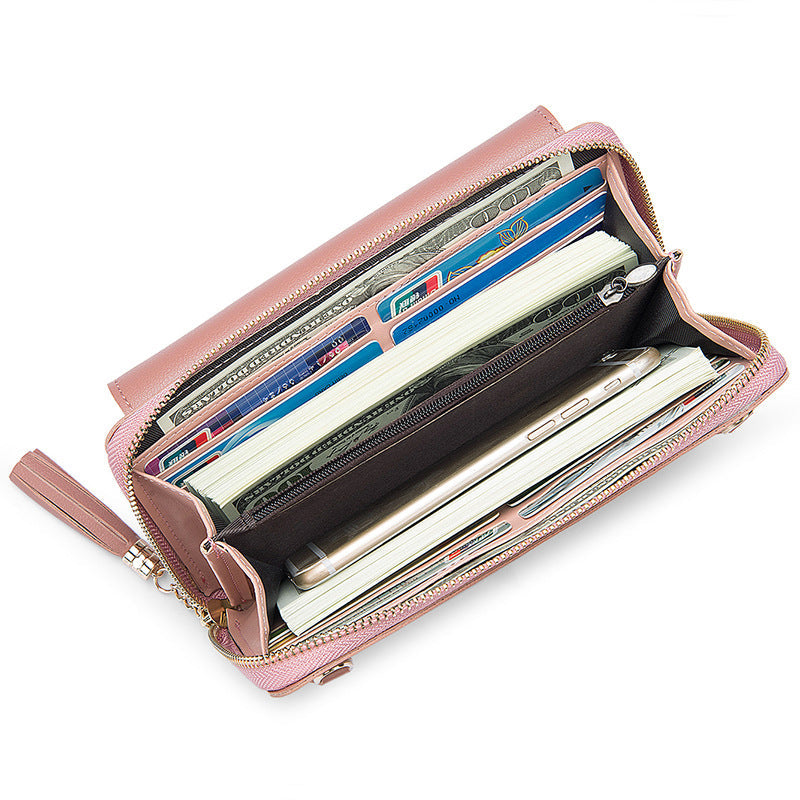 "Kvinnors quiltad crossbody-telefonväska i PU-läder, röd, med justerbara remmar och elegant mönster, perfekt för dagligt bruk