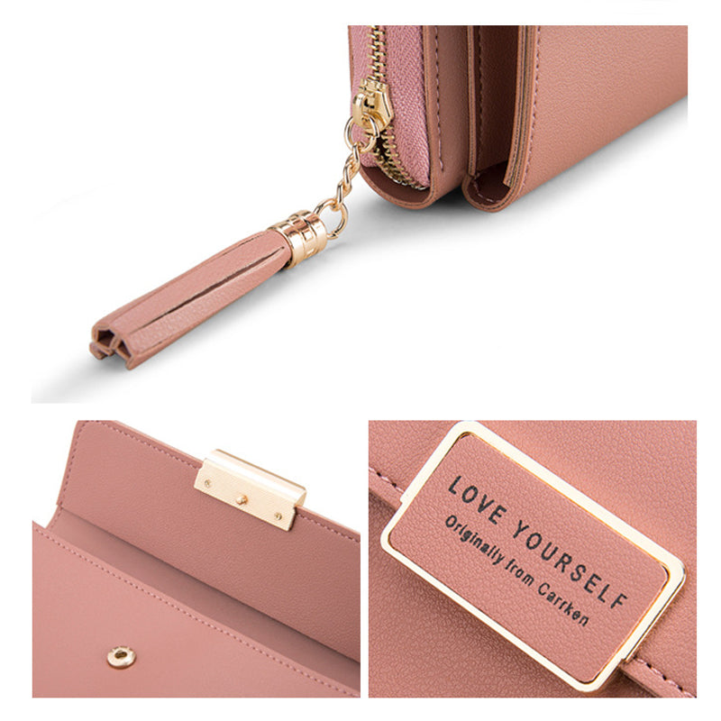"Kvinnors quiltad crossbody-telefonväska i PU-läder, röd, med justerbara remmar och elegant mönster, perfekt för dagligt bruk