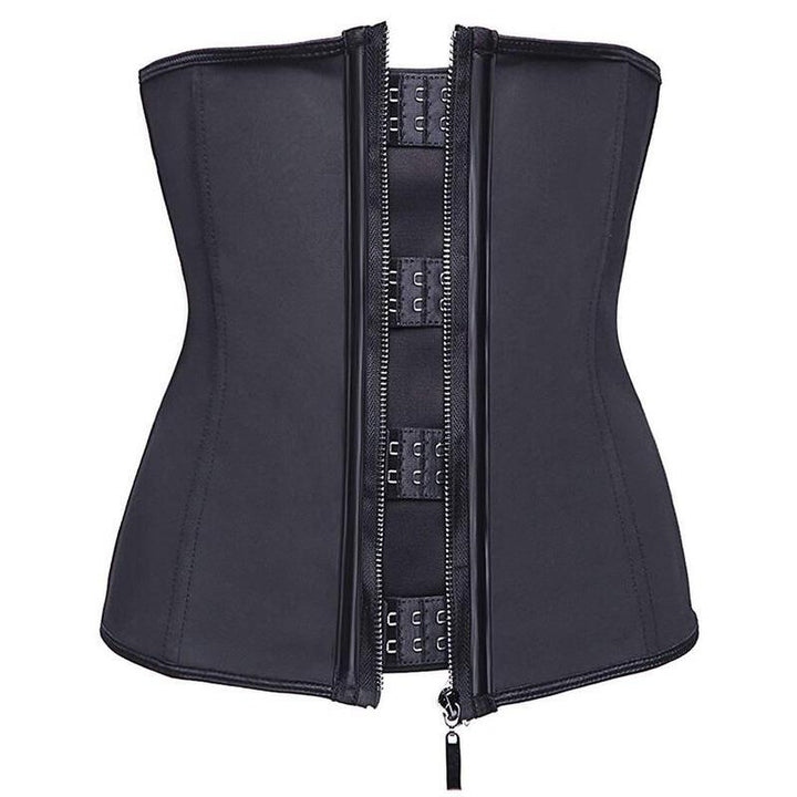 "Kvinnors shapewear träningsbälte för viktminskning i spandex, tillgänglig i blå, lila, svart, rosa, ger kompression."