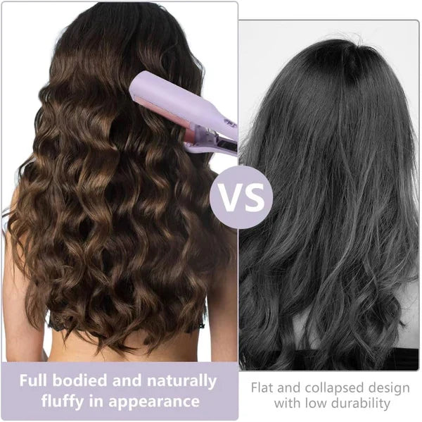 Värmefri locktång från SilkCurl, perfekt för att skapa långvariga lockar och vågor över natten. Skonsam hårvård.