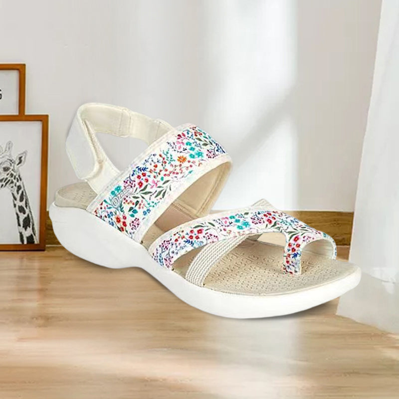 "Kvinnors sportsandaler med fotvalvsstöd, justerbar design, minnesskumssula, beige, slingback-stil, strand- eller stadspromen