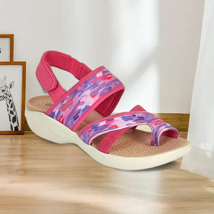 "Kvinnors sportsandaler med fotvalvsstöd, justerbar design, minnesskumssula, beige, slingback-stil, strand- eller stadspromen