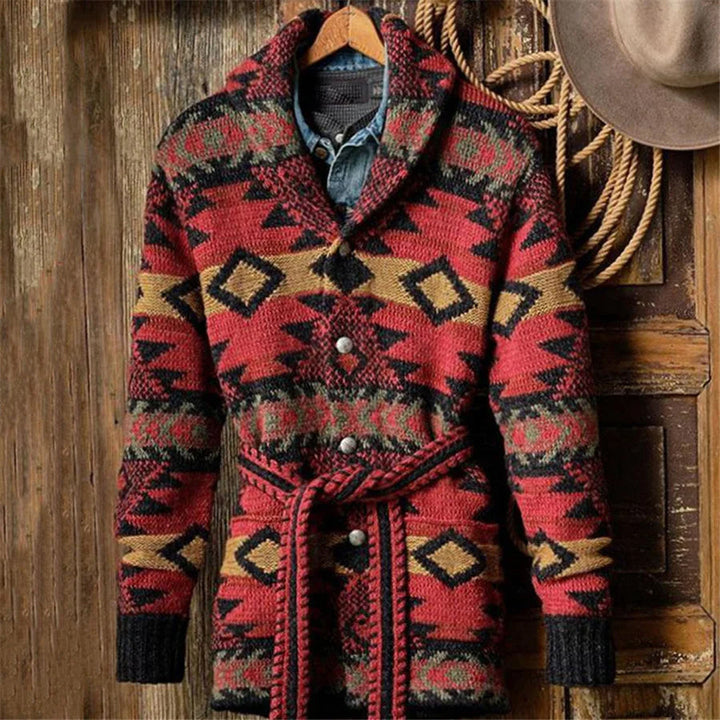 Mjuk stickad cardigan för kvinnor, stjärnhimmeldesign, taggar: damcardigan, höstmode, kvinnors kläder.