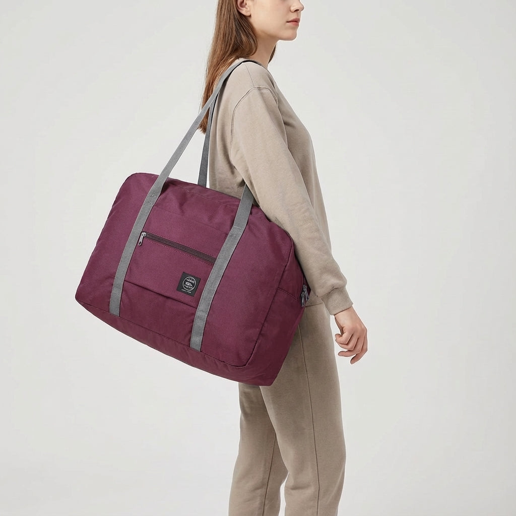 Praktisk hopfällbar reseväska, unisex. Lätt & vattentät duffelbag, idealisk för weekend och handbagage.