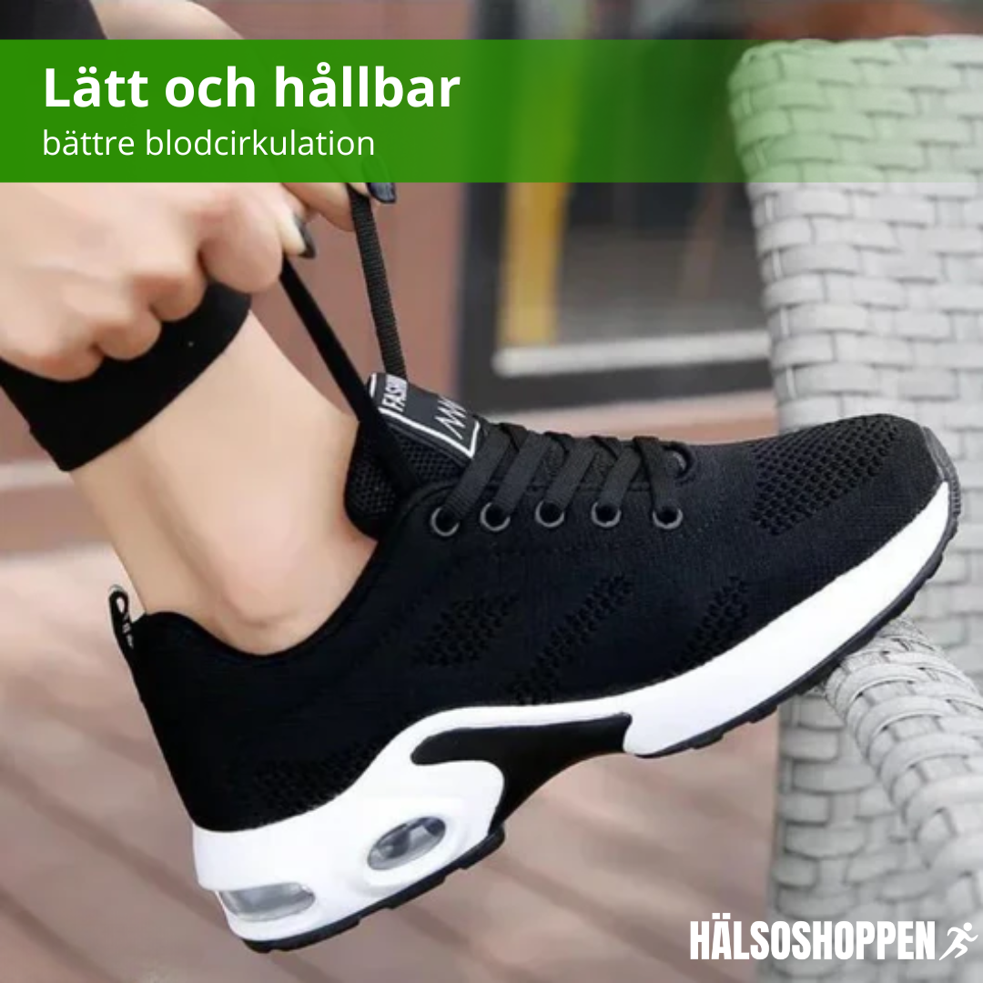 Vardagsskor i lättviktsdesign. Eleganta vita sneakers med optimal andningsförmåga för damer och unisexbruk.