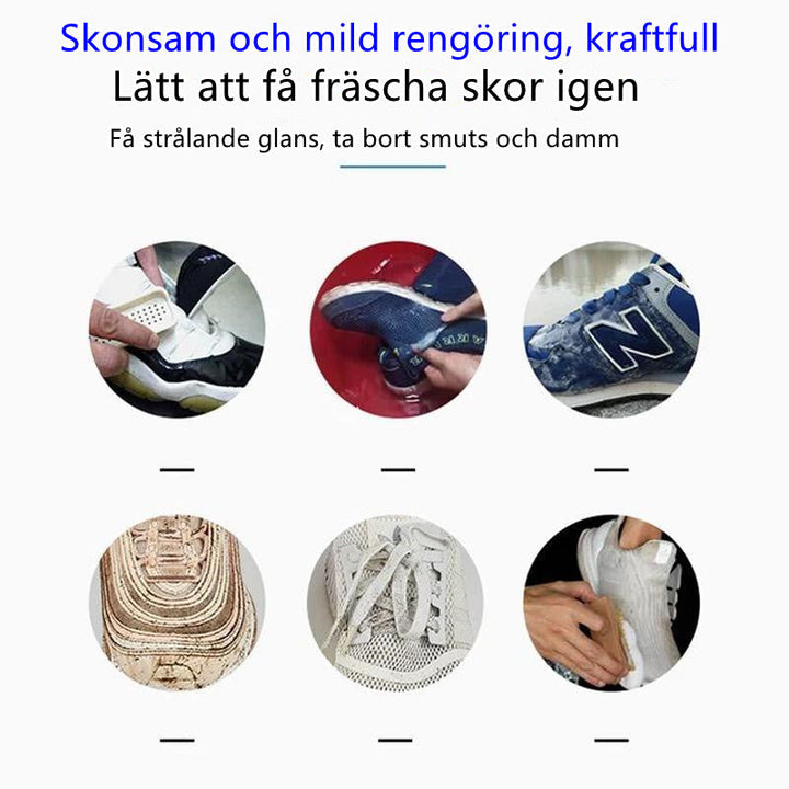 "La Fresh skovåtservetter för enkel rengöring av skor, vita och individuellt förpackade, praktiska att ta med."