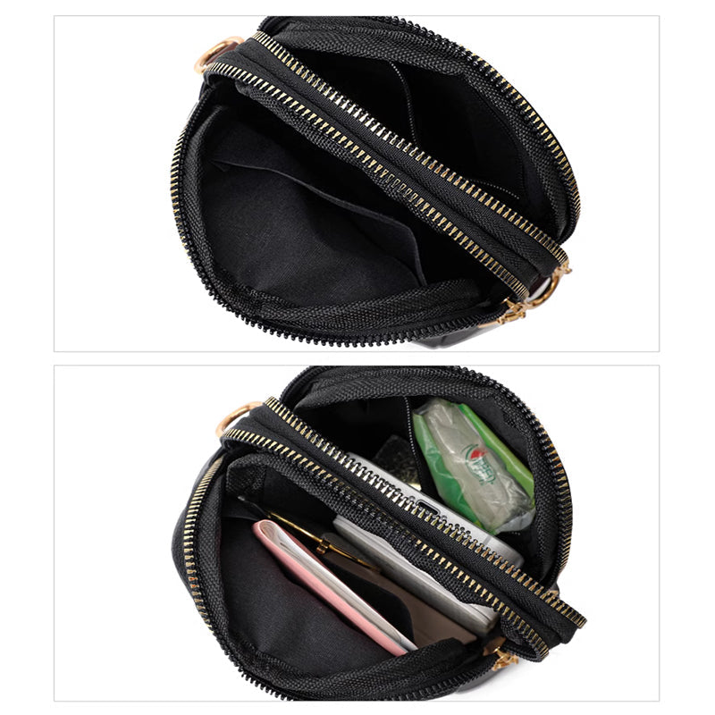 "Lätt och elegant mini crossbody damväska i PU-läder, flera färger, perfekt för alla säsonger, mode och funktion."