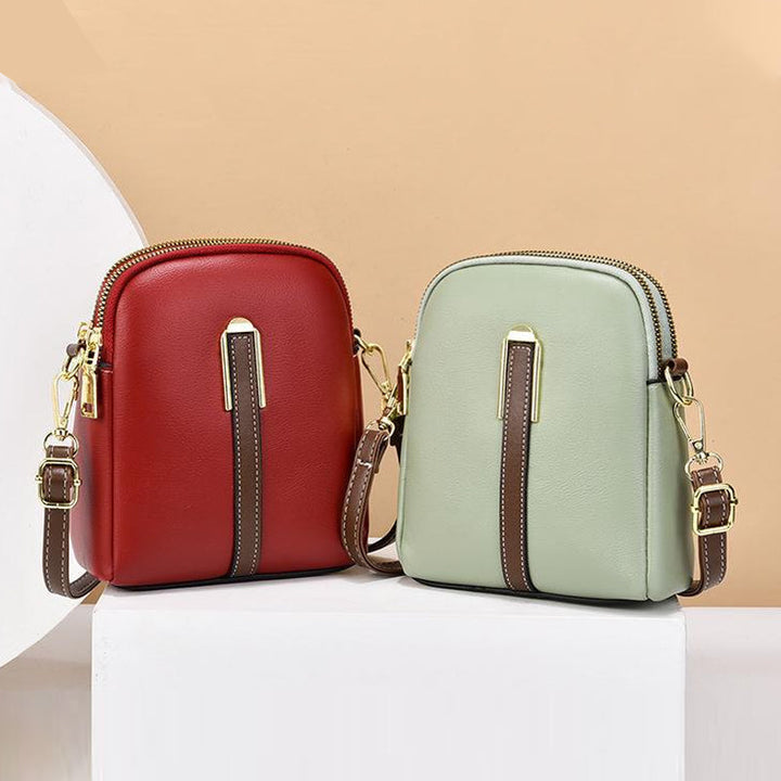 "Lätt och elegant mini crossbody damväska i PU-läder, flera färger, perfekt för alla säsonger, mode och funktion."