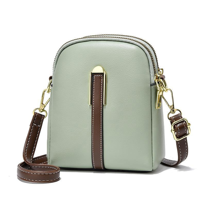 "Lätt och elegant mini crossbody damväska i PU-läder, flera färger, perfekt för alla säsonger, mode och funktion."