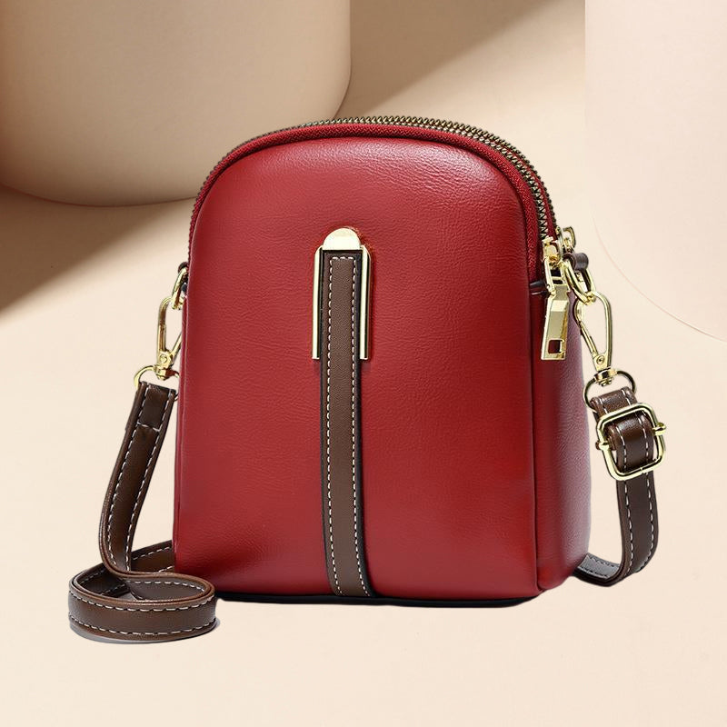"Lätt och elegant mini crossbody damväska i PU-läder, flera färger, perfekt för alla säsonger, mode och funktion."