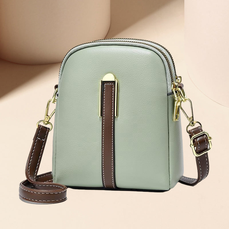 "Lätt och elegant mini crossbody damväska i PU-läder, flera färger, perfekt för alla säsonger, mode och funktion."