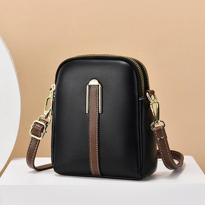 "Lätt och elegant mini crossbody damväska i PU-läder, flera färger, perfekt för alla säsonger, mode och funktion."