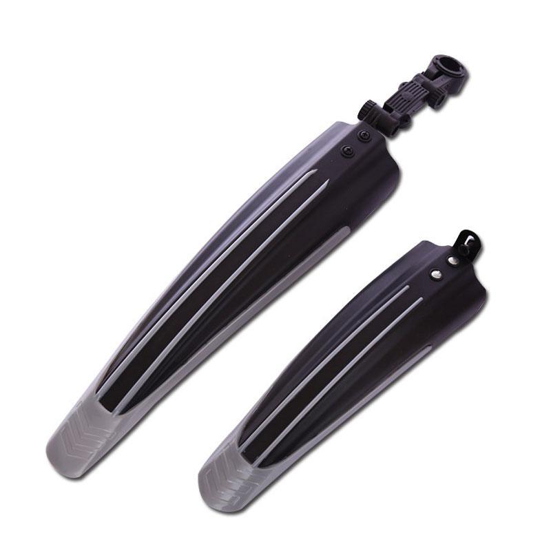 "Lätt och justerbart cykel stänkskydd i flera färger, effektivt mot lera, strömlinjeformad design för alla cyklar."