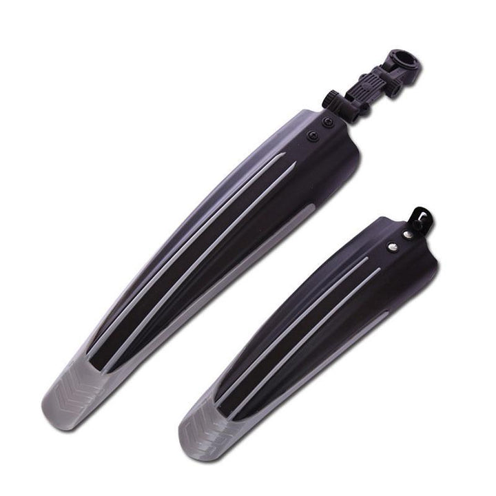 "Lätt och justerbart cykel stänkskydd i flera färger, effektivt mot lera, strömlinjeformad design för alla cyklar."