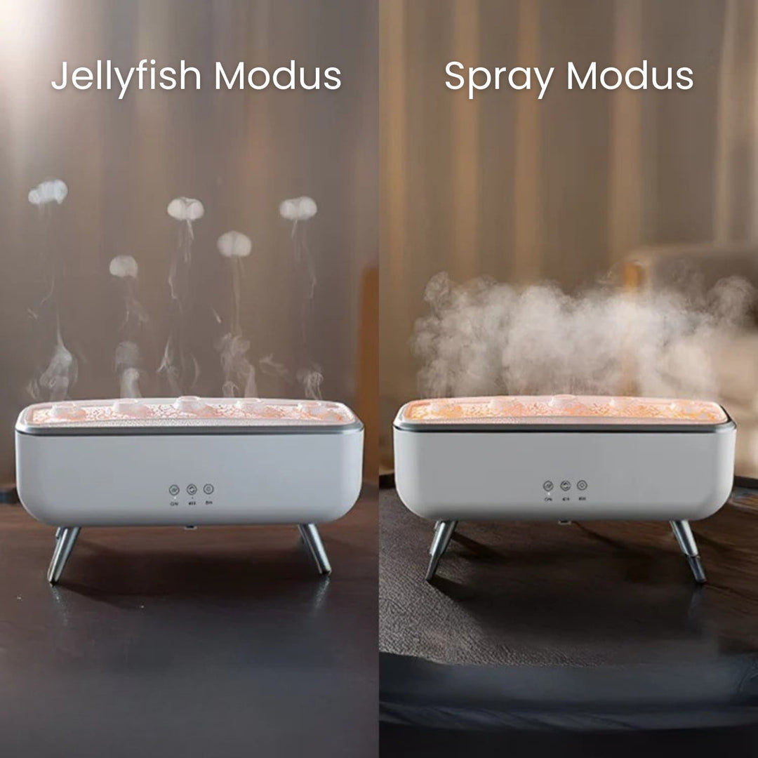 Modern LED aromadiffuser med stilren design & färgskiftande ljus. En elegant inredningsdetalj som sprider behaglig doft.