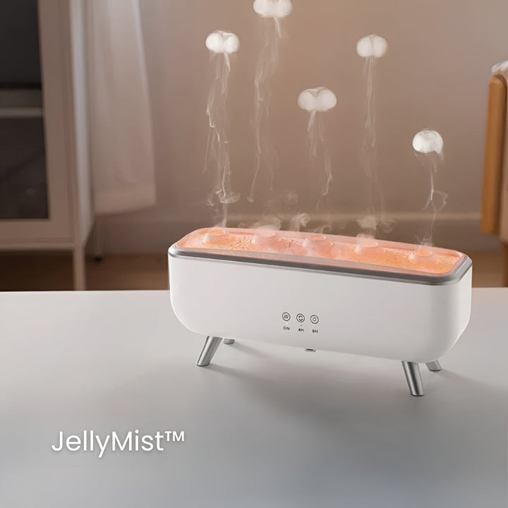 Multifunktionell LED diffuser, luftrenare och luftfuktare med timer. För avslappning och fräschare atmosfär.