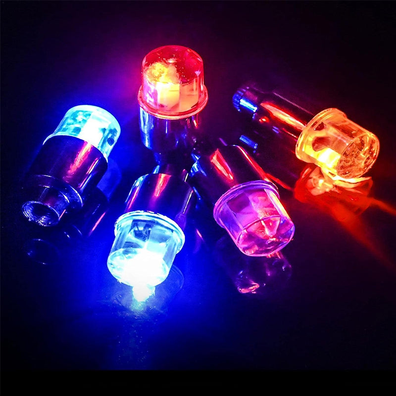 "LED däckljus för motorcykel, mångfärgat, med dubbelsensor, enkel installation, PVC hölje, natt synlighet."