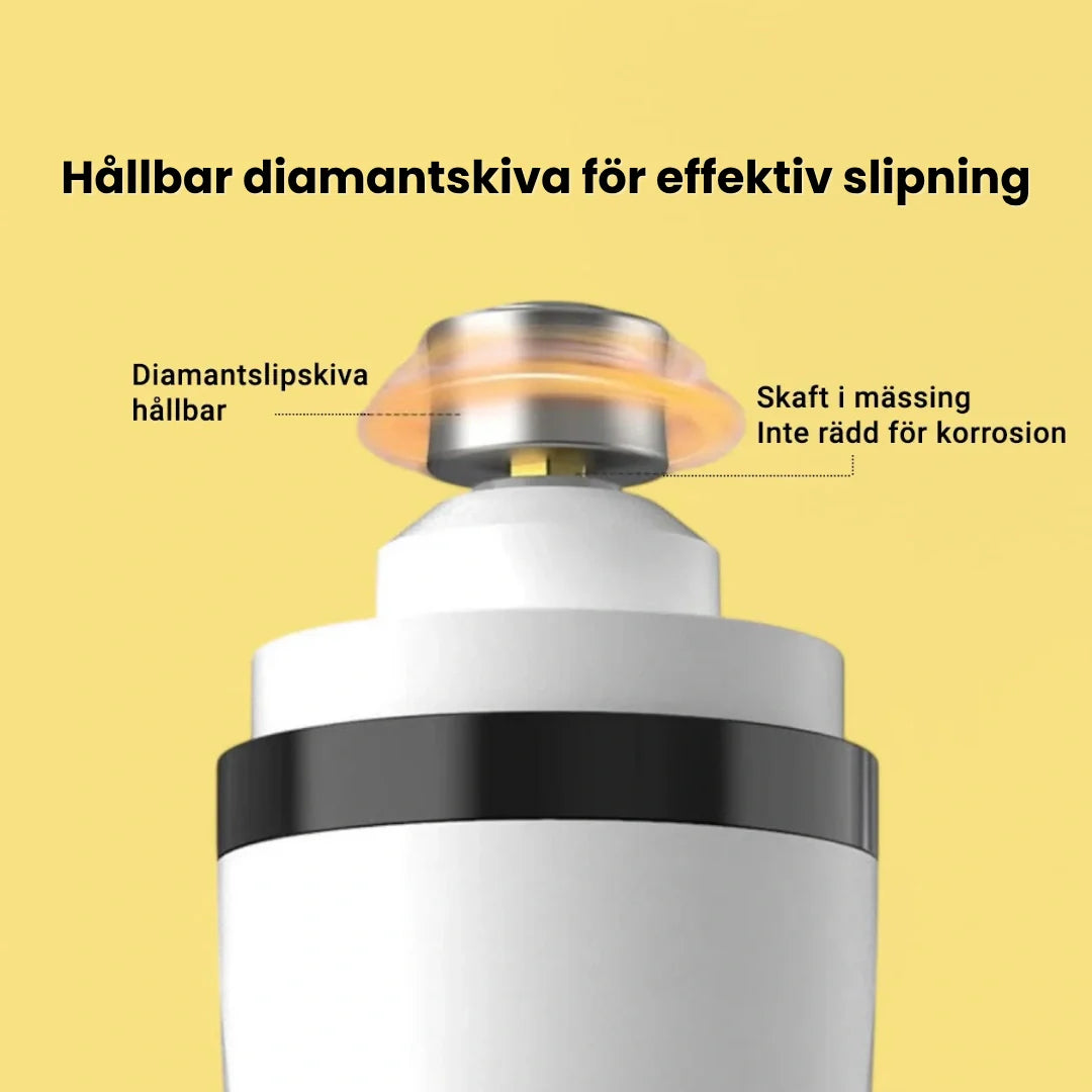 Stressfri elektrisk kloslip med LED-belysning för smidig kloklippning av hundar och katter. Tystgående.