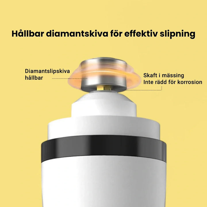 Stressfri elektrisk kloslip med LED-belysning för smidig kloklippning av hundar och katter. Tystgående.